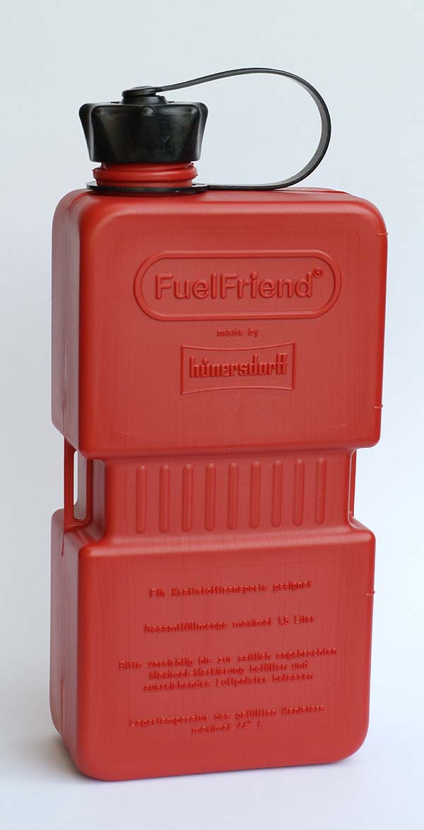 FUELFRIEND-PLUS EXTRA STRONG RED 1,5L Benzinkanister Reservekanister MOTORRAD 